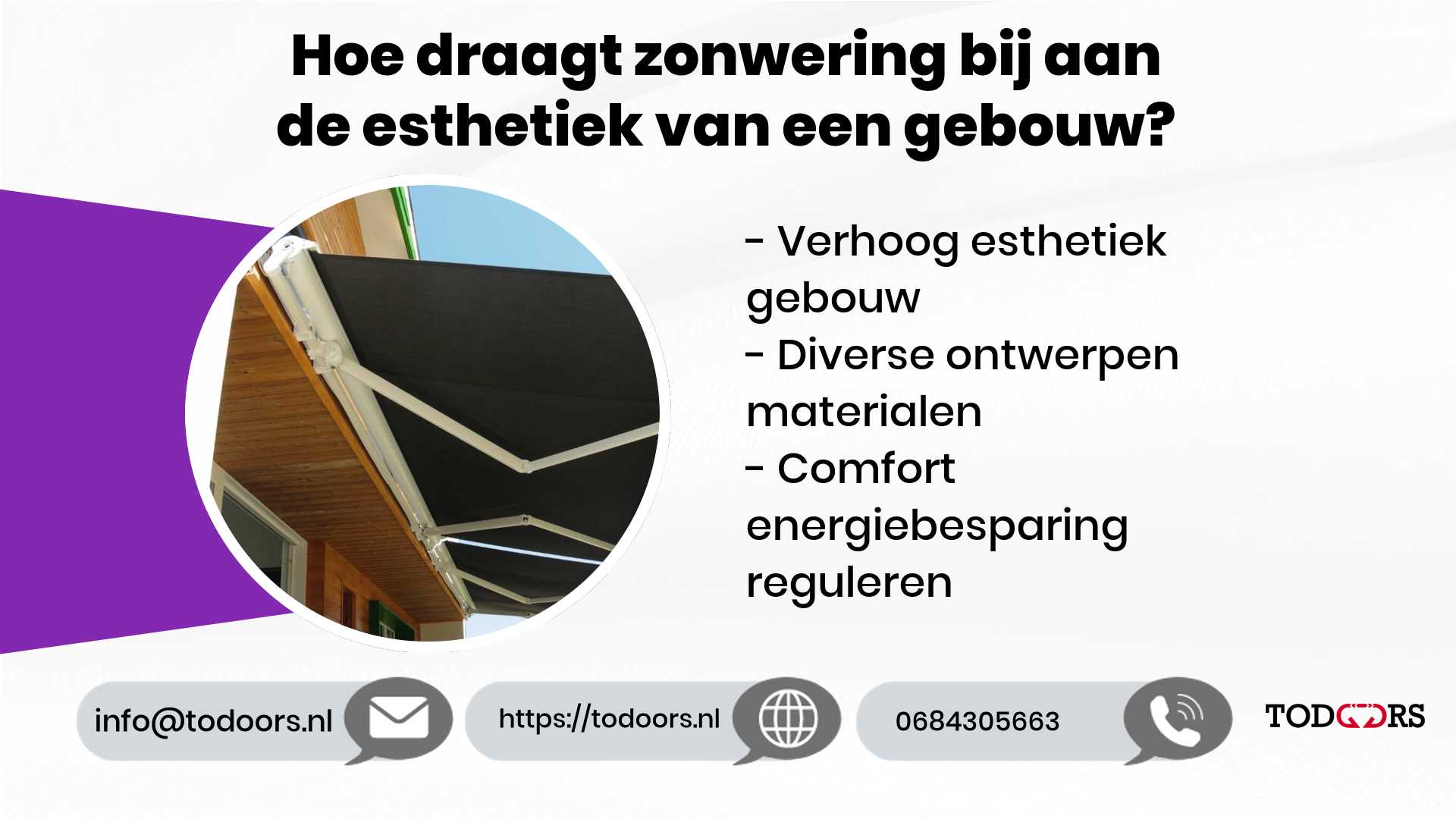 Hoe draagt zonwering bij aan de esthetiek van een gebouw?