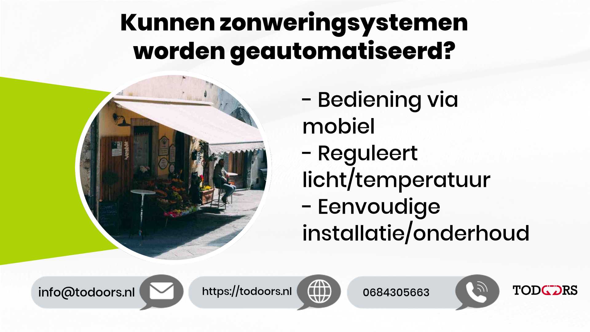 Kunnen zonweringsystemen worden geautomatiseerd?