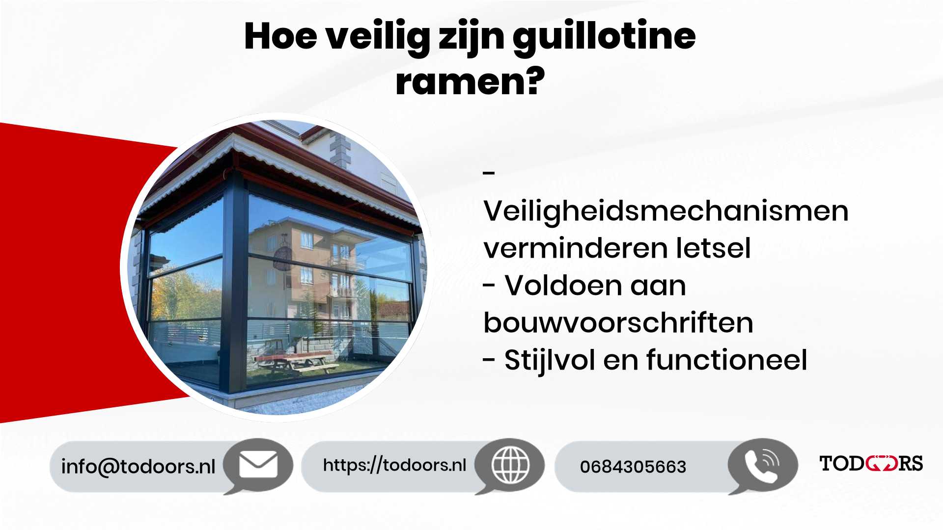 Hoe veilig zijn guillotine ramen?