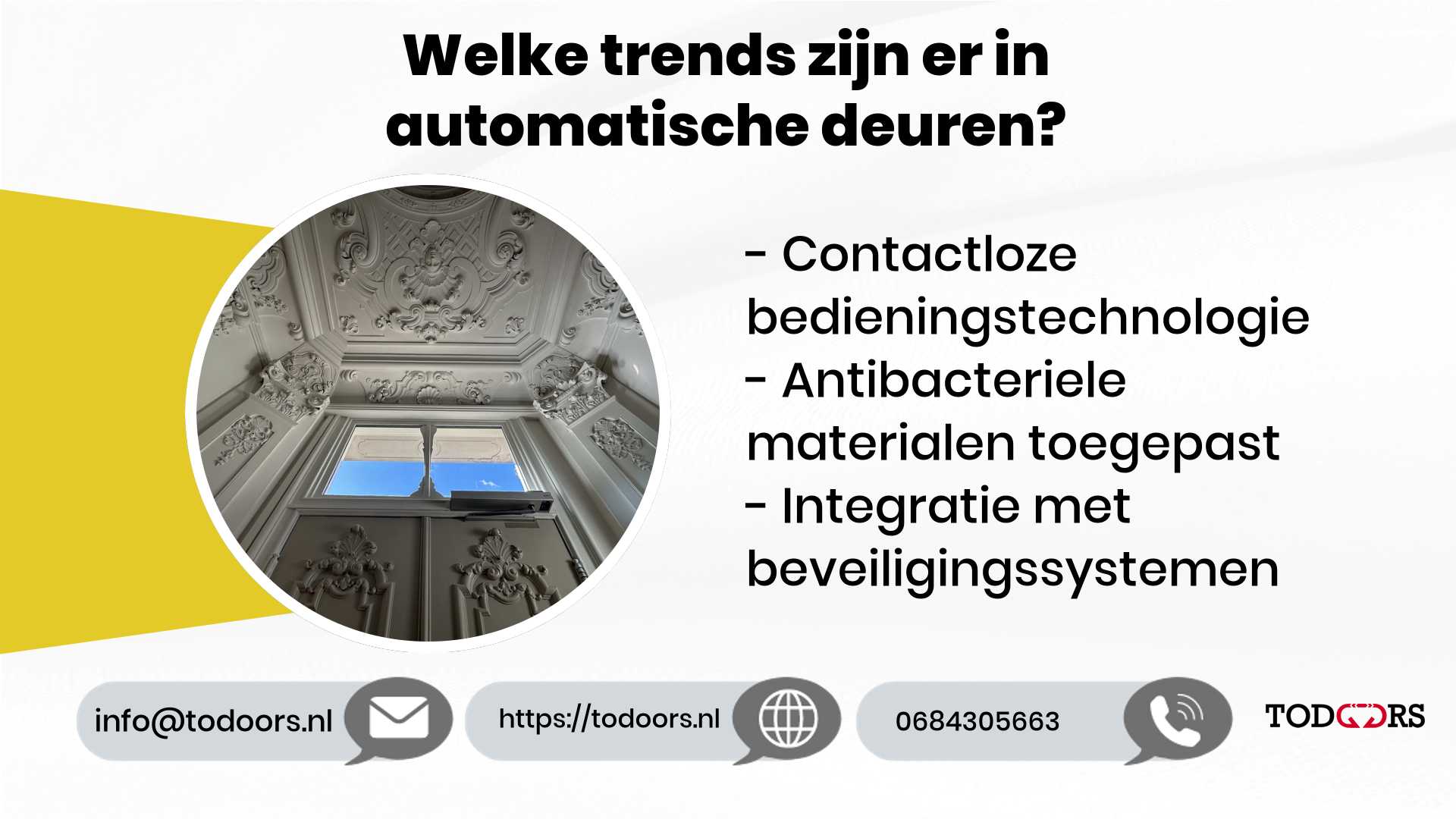 Welke trends zijn er in automatische deuren?
